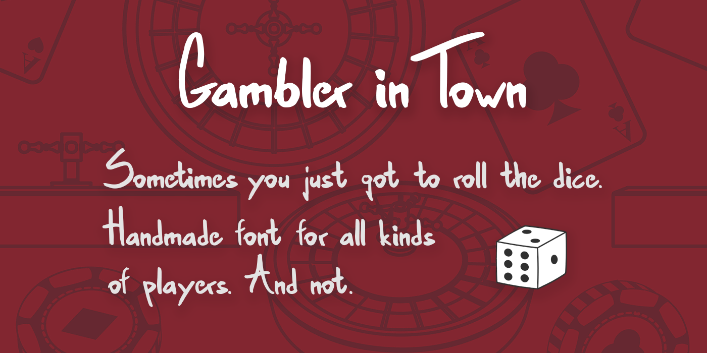 Gambler in Town font